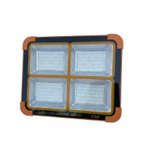 پروژکتور خورشیدی شارژی ۱۰۰۰ وات با نور LED آکوآ